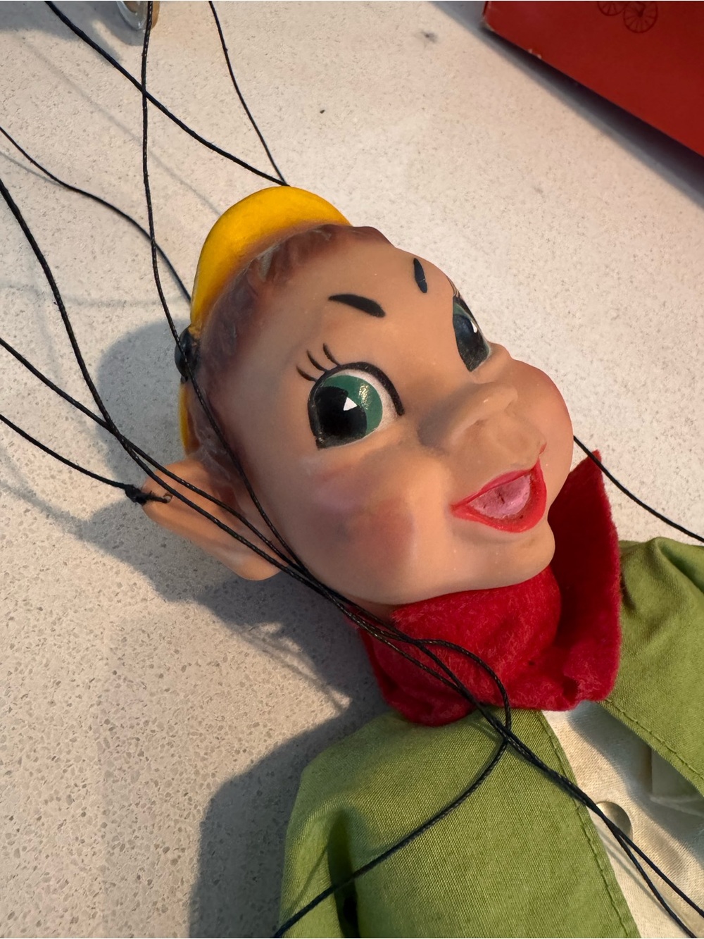 Vintage Hazelle Inc. Tyrolean Boy Marionette – Airplane Control Puppet - Picture 6 of 14